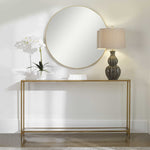 Accent Console Table, Gold, 56"W x 30"H x 8"D