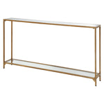 Accent Console Table, Gold, 56"W x 30"H x 8"D