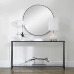 Accent Console Table, Black, 56"W x 30"H x 8"D