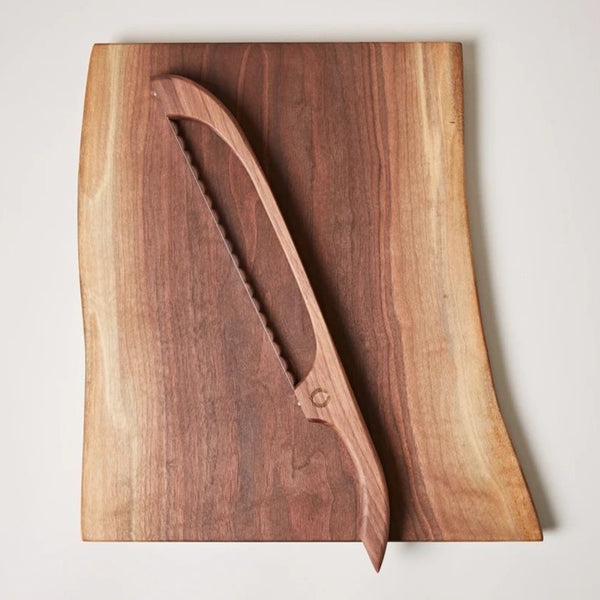 Walnut Board and Bow Set, Farmhouse Pottery