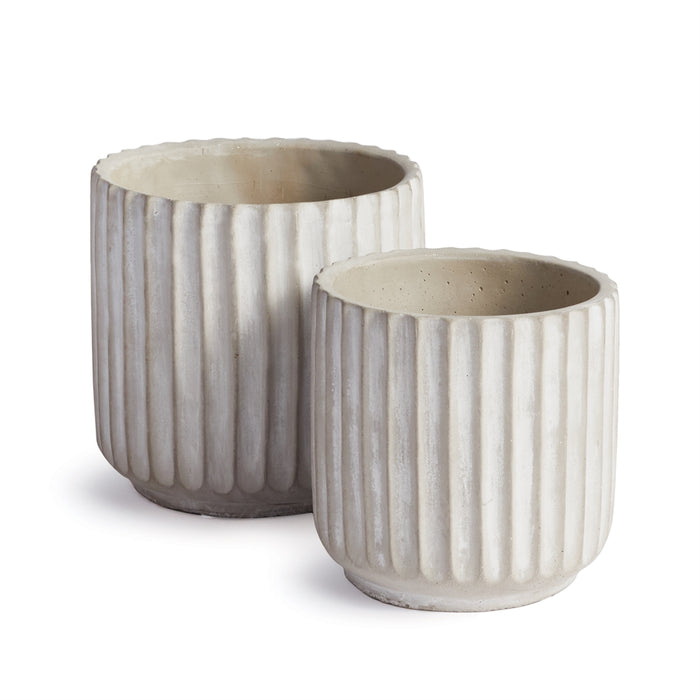 Chandler Pots, Light Gray-2 sizes